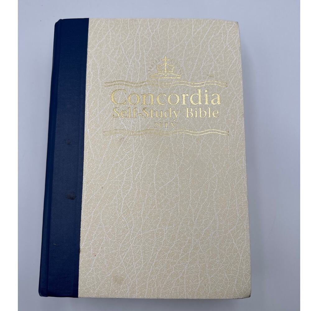 Concordia Self Study Bible Vintage 1999 1st Ed/1st Printing NIV'84 CPH Lutheran